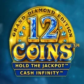 12 Coins Grand Diamond Edition slot logo by Wazdan at Slotoro Casino