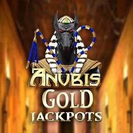 Anubis Gold Jackpots logo by Inspired Gaming at Slotoro Casino