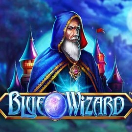 Blue Wizard logo by Quickspin at Slotoro Casino