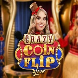 Crazy Coin Flip by Evolution, showcased at slotorocasino.eu – game logo