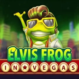 Elvis Frog In Vegas slot logo by BGAMING at Slotoro Casino