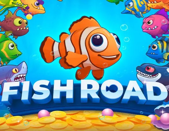 Fish Road online game logo by InOut on slotorocasino.eu