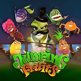 Jumping Fruits logo by Wazdan Slotoro Casino