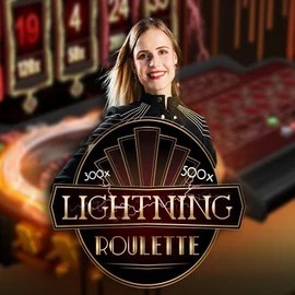 Lightning Roulette logo – Live Casino by Evolution at Slotoro Casino