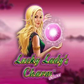Lucky Ladys Charm Deluxe slot logo by Greentube at Slotoro Casino