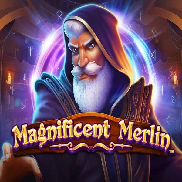 Magnificent Merlin logo by Greentube Slotoro Casino