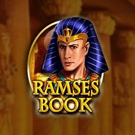 Ramses Book Deluxe by Gamomat, showcased at slotorocasino.eu – game logo