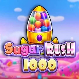 Sugar Rush 1000 game by Pragmatic Play – logo hosted on Slotoro Casino