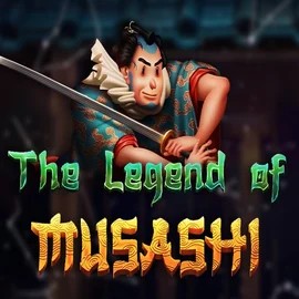 The Legend of Musashi slot logo by Peter &amp; Sons at Slotoro Casino