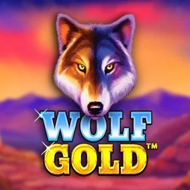 Official Slots logo: Wolf Gold by Pragmatic Play at Slotoro Casino